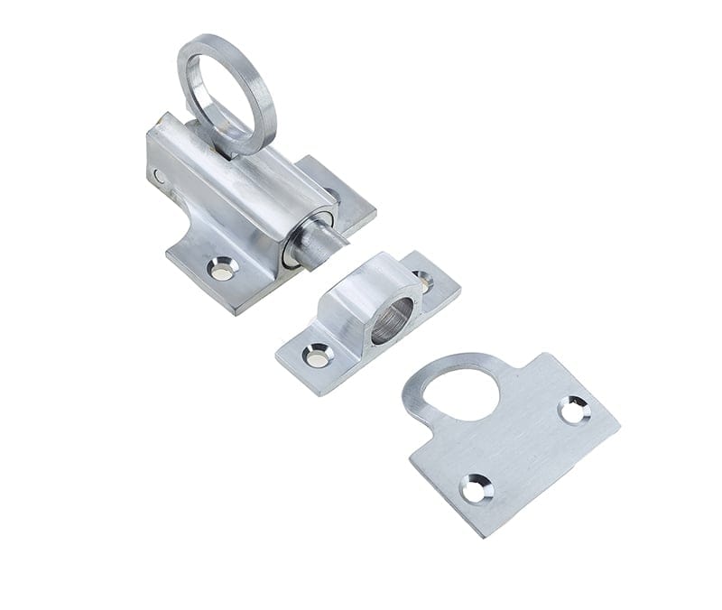 Frelan Hardware Window Furniture Satin Chrome / Fanlight Catches Frelan - Fanlight Catch - Satin Chrome