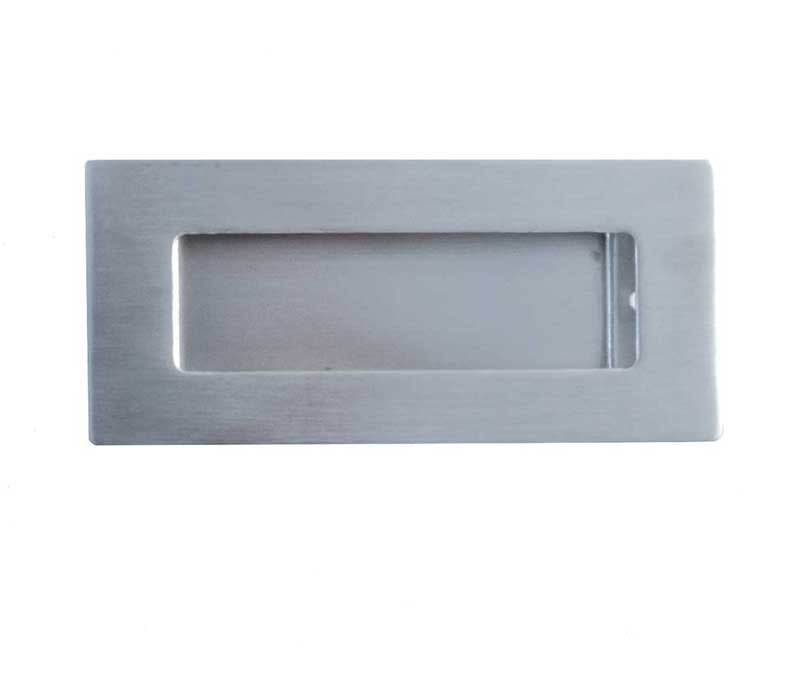 Frelan Hardware Cabinet Hardware Satin Stainless Steel / Flush Handle / Rectangular Frelan - Flush Pull 100x50mm - Grade 304 Satin Stainless Steel