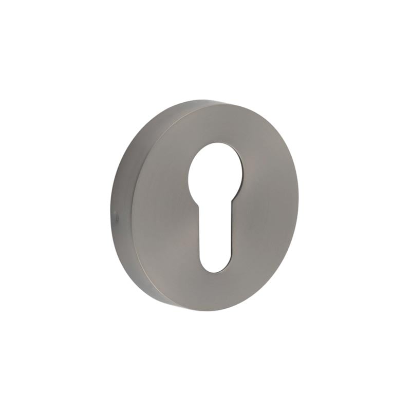 Frelan Hardware Door Furniture Gun Metal / Euro Profile Escutcheons Frelan - GM Euro Profile Escutcheon PVD 52x8mm