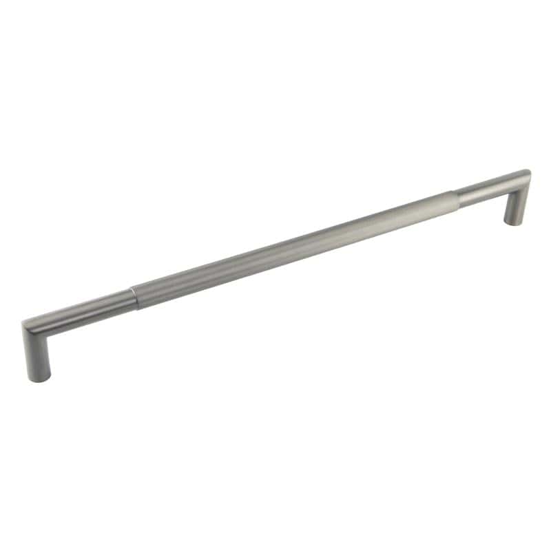 Frelan Hardware Door Furniture Gun Metal / Pull Handles (Bolt Through) Frelan - GM Mitred Linear Knurled Pull Handle 600x25mm B/T 316g PVD