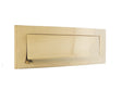 Frelan Hardware Door Furniture Polished Brass / Letter Plates / 254 x 76mm Frelan - Gravity Letter Plate 254x76mm - Polished Brass