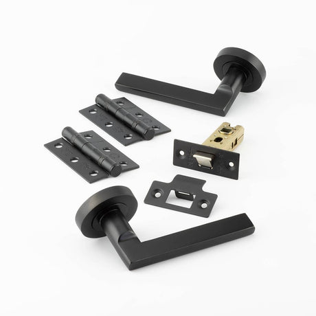 Frelan Hardware Door Furniture Black / Latch Handle Pack Frelan - JMB600 LATCH BOX PACK
