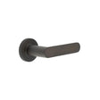 Frelan Hardware Door Furniture Dark Bronze Frelan - Kensington Door Handles Reeded Rose Dark Bronze