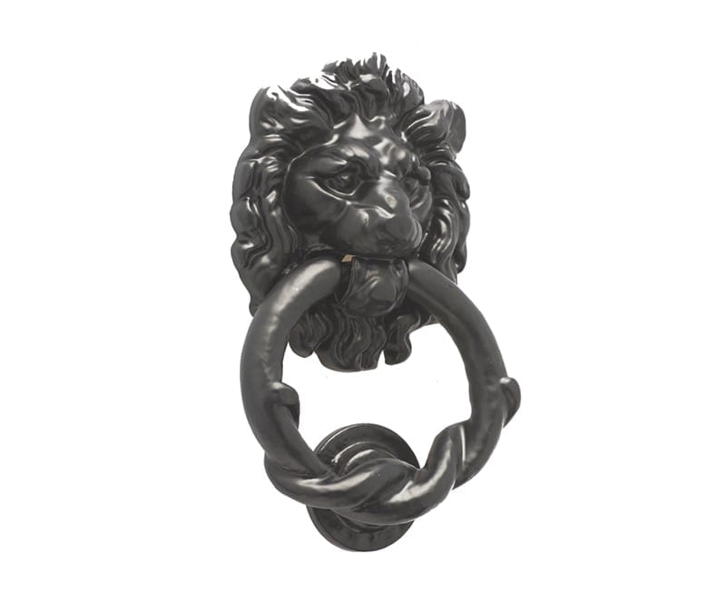 Frelan Hardware Door Furniture Antique Black / Lion Door Knocker Frelan - Lion Head Door Knocker - Antique Black