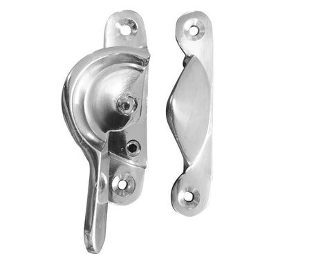 Frelan Hardware Window Furniture Polished Chrome / Sash Window Fitch Fasteners Frelan - Lockable Narrow Fitch Fasteners - Polished Chrome