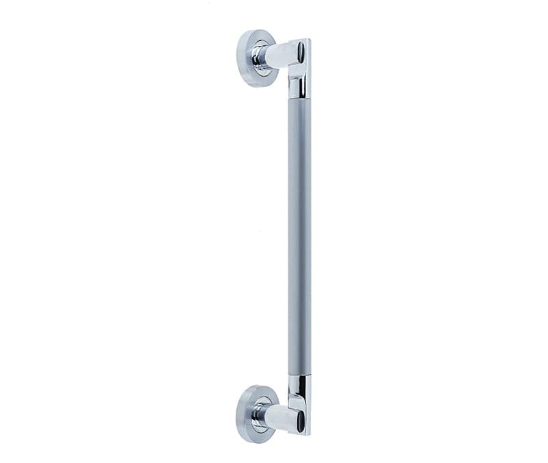 Frelan Hardware Door Furniture Polished Chrome/Satin Chrome / Pull Handles (Face Fix) Frelan - Lydia 275mm Pull Handle - Polished Chrome/Satin Chrome