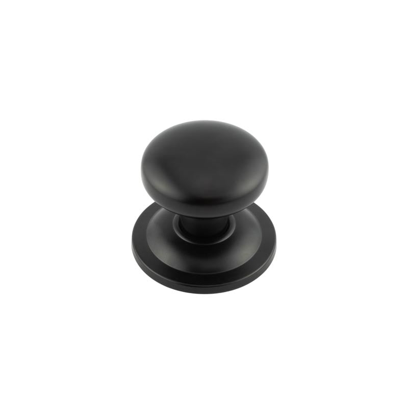 Frelan Hardware Door Furniture Black / Round Centre Door Knob Frelan - MB 70mm Dia. Centre door knob