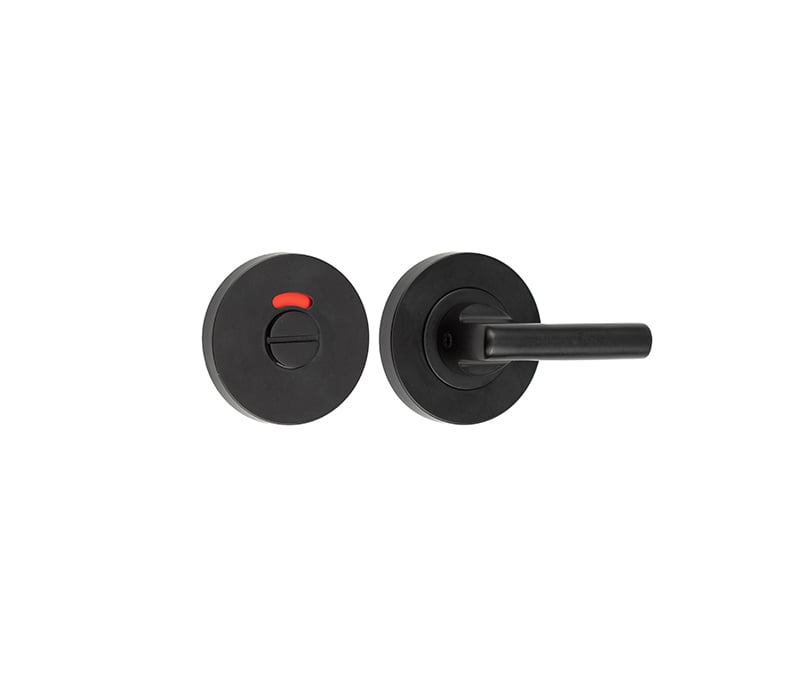 Frelan Hardware Door Furniture Black / Yes / Easy Turn & Release Frelan - MB easy turn and release with indicator