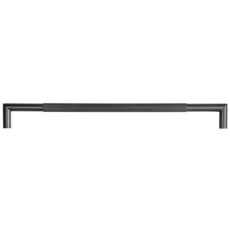 Frelan Hardware Door Furniture Black / Pull Handles (Bolt Through) Frelan - MB Mitred linear knurled Pull handle 600x25mm B/T 316g PVD