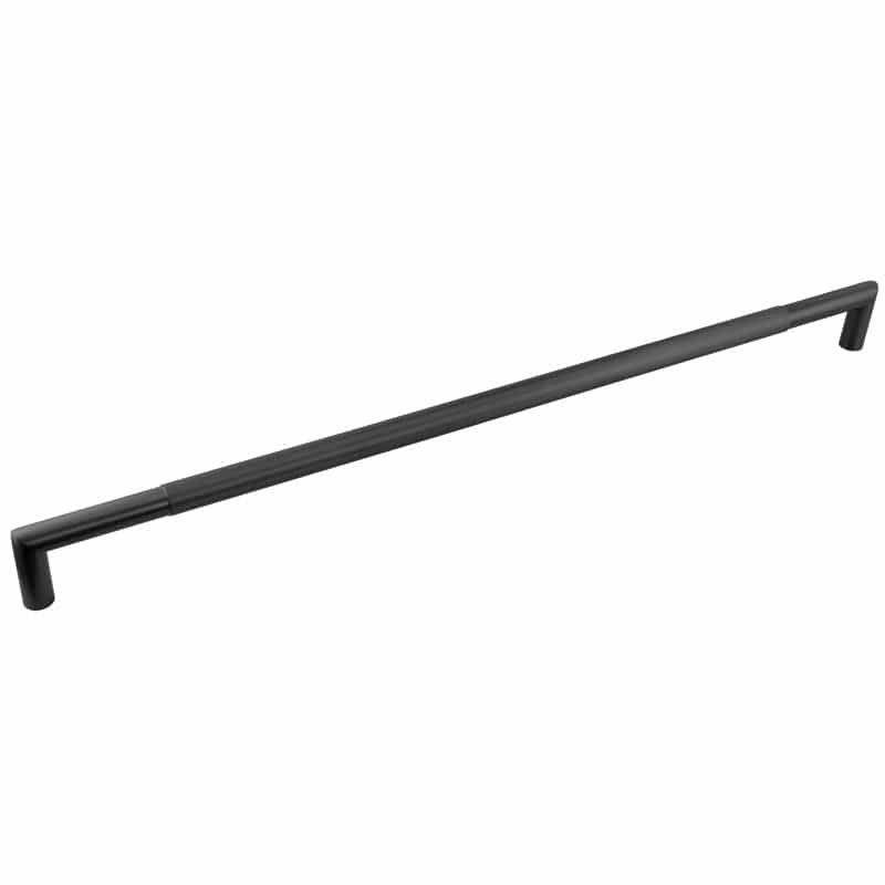 Frelan Hardware Door Furniture Black / Pull Handles (Bolt Through) Frelan - MB Mitred linear knurled Pull handle 800x25mm B/T 316g PVD