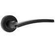 Frelan Hardware Door Furniture Black / Round Rose Frelan - MB Noir lever on rose