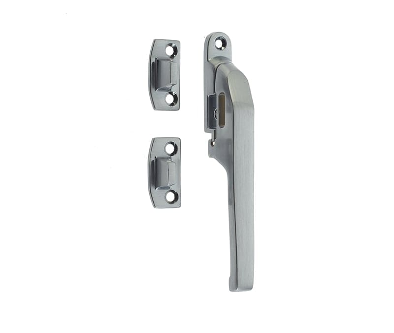 Frelan Hardware Window Furniture Satin Chrome / No / Night Vent Frelan - Modern Night Vent Non Lockable Casement Fastener - Satin Chrome