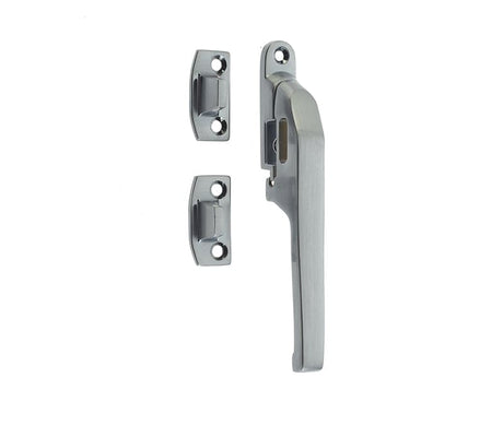 Frelan Hardware Window Furniture Satin Chrome / No / Night Vent Frelan - Modern Night Vent Non Lockable Casement Fastener - Satin Chrome