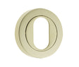 Frelan Hardware Door Furniture Brass Finish / Oval Profile Escutcheons Frelan - Oval Profile Escutcheons - PVD Brass