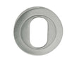 Frelan Hardware Door Furniture Satin Chrome / Oval Profile Escutcheons Frelan - Oval Profile Escutcheons - Satin Chrome