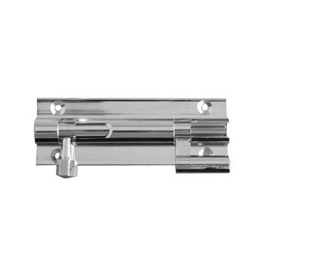 Frelan Hardware Accessories Polished Chrome / Cranked Surface Bolts / 100mm / 4" Frelan - PC 100x38mm NKD Barrel Bolt