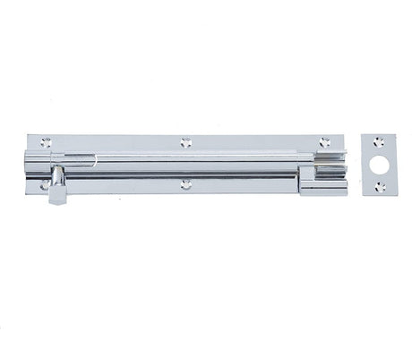 Frelan Hardware Accessories Polished Chrome / Cranked Surface Bolts / 200mm / 8" Frelan - PC 200x38mm NKD Barrel Bolt