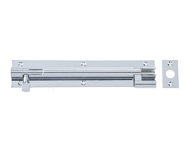 Frelan Hardware Accessories Polished Chrome / Cranked Surface Bolts / 200mm / 8" Frelan - PC 200x38mm NKD Barrel Bolt