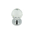 Frelan Hardware Door Furniture Polished Chrome / Mortice Knobs Frelan - PC Faceted Mortice Knob