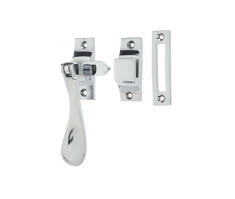 Frelan Hardware Accessories Polished Chrome / Casement Window Fasteners Frelan - PC Reversible hook & mortice fastener