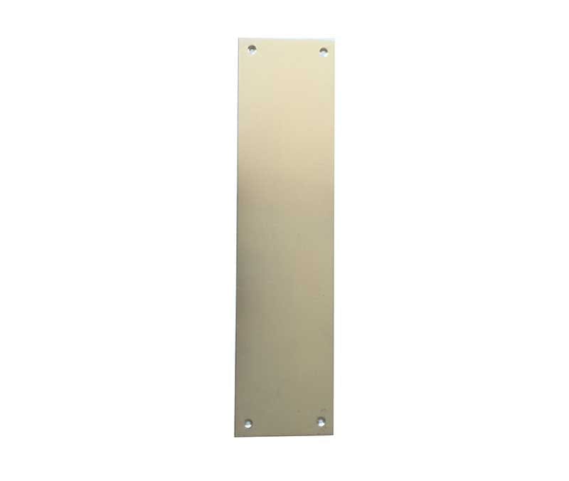 Frelan Hardware Door Furniture Satin Anodised Aluminium / Finger Plates / 350 x 75mm Frelan - Plain Plate Finger Plate 75x350mm - SAA