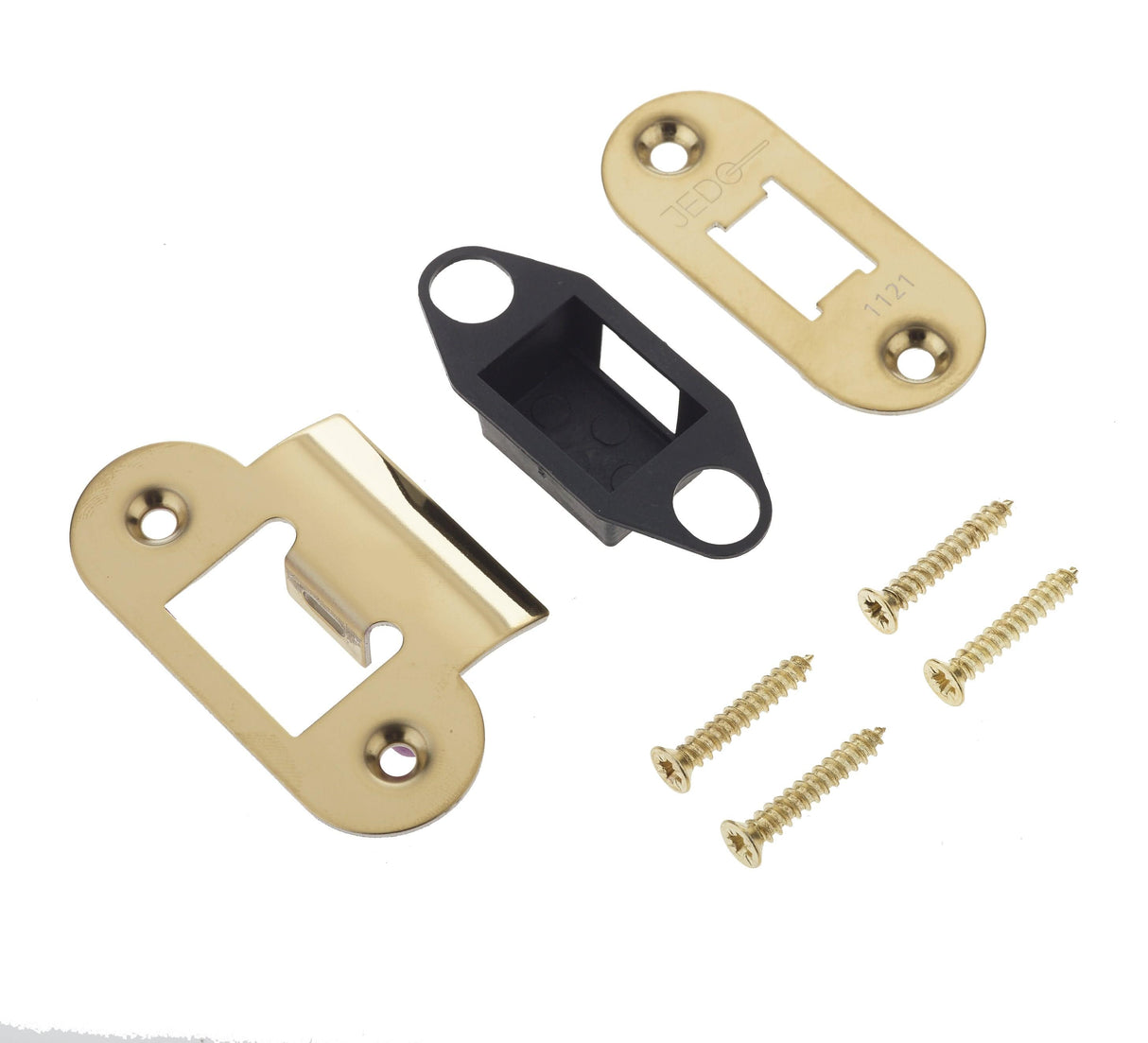Frelan Hardware Accessories Brass Finish / Spares & Accessories Frelan - PVD Radiused accessory pack for JL-HDT Hvy duty latch