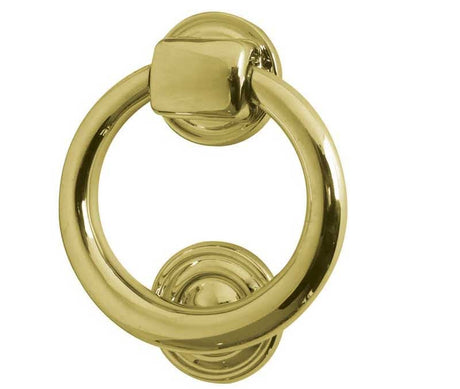 Frelan Hardware Door Furniture Polished Brass / Ring Door Knocker Frelan - Ring Door Knocker - Polished Brass