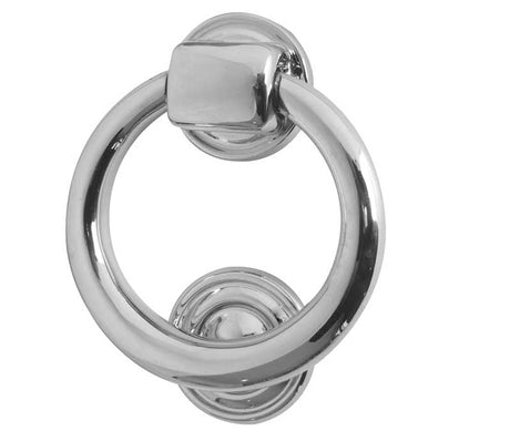 Frelan Hardware Door Furniture Polished Chrome / Ring Door Knocker Frelan - Ring Door Knocker - Polished Chrome