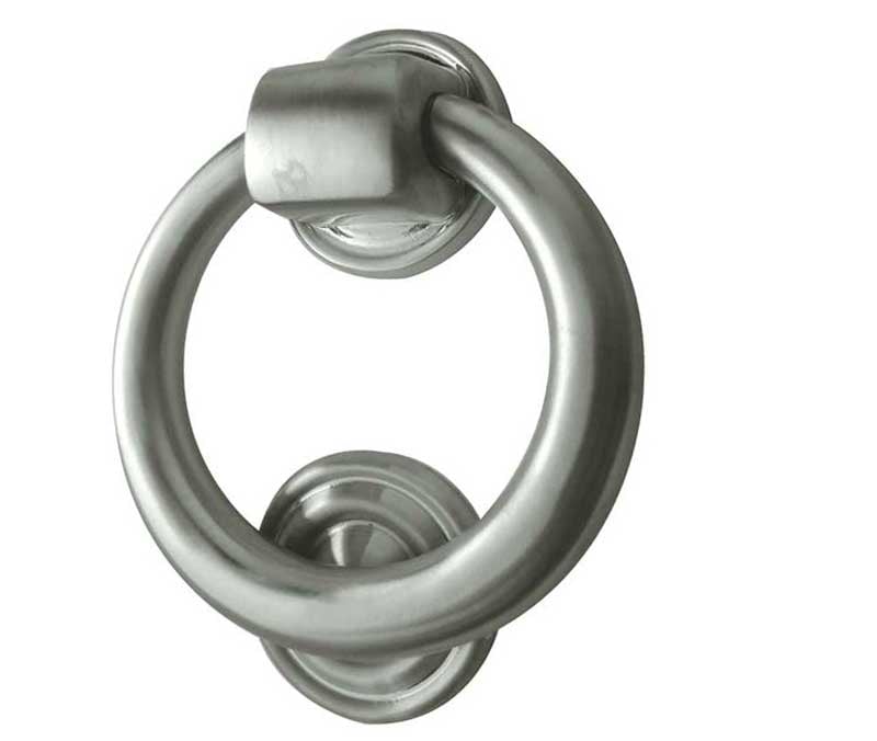 Frelan Hardware Door Furniture Satin Chrome / Ring Door Knocker Frelan - Ring Door Knocker - Satin Chrome