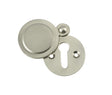 Frelan Hardware Door Furniture Satin Nickel / Mortice Key Profile Escutcheons Frelan - Round Covered Escutcheon Standard Keyway - Satin Nickel