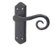 Frelan Hardware Door Furniture Antique Black / Latch Handles Frelan - Royal Lever Latch Handles on Backplate - Antique Black
