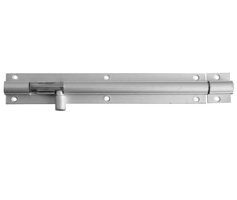 Frelan Hardware Accessories Satin Anodised Aluminium / Straight Surface Bolts / 150mm / 6" Frelan - SAA 150x25mm STR Barrel Bolt