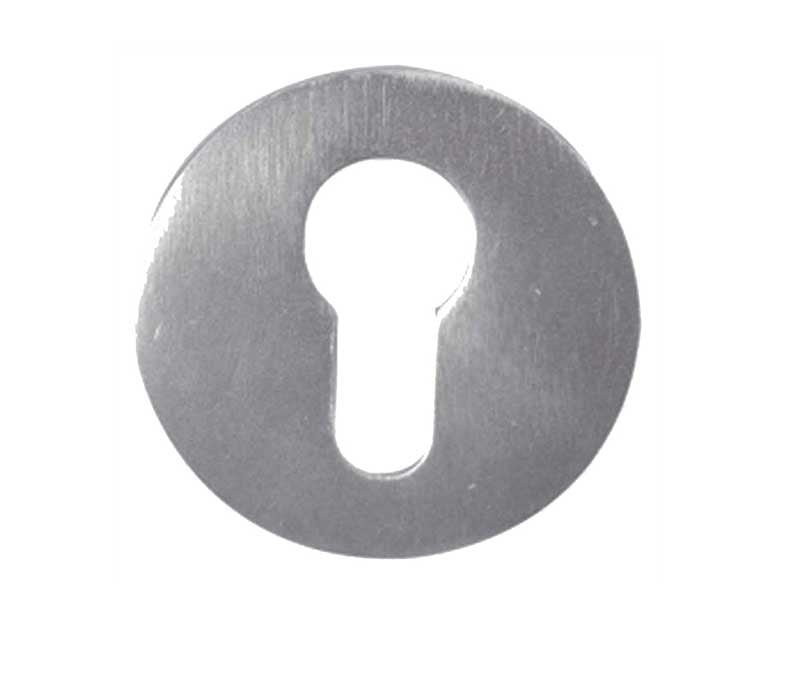 Frelan Hardware Door Furniture Satin Anodised Aluminium / Euro Profile Escutcheons Frelan - SAA Euro Cyl Escutcheon