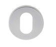 Frelan Hardware Door Furniture Satin Anodised Aluminium / Oval Profile Escutcheons Frelan - SAA Oval profile escutcheon