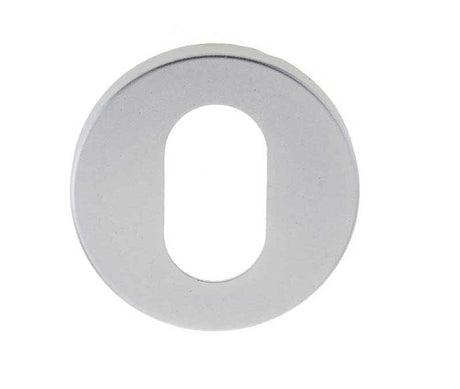 Frelan Hardware Door Furniture Satin Anodised Aluminium / Oval Profile Escutcheons Frelan - SAA Oval profile escutcheon