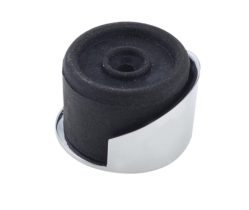 Frelan Hardware Door Furniture Polished Chrome / Floor Door Stop Frelan - Shielded Floor Mounted Door Stop - Polished Chrome