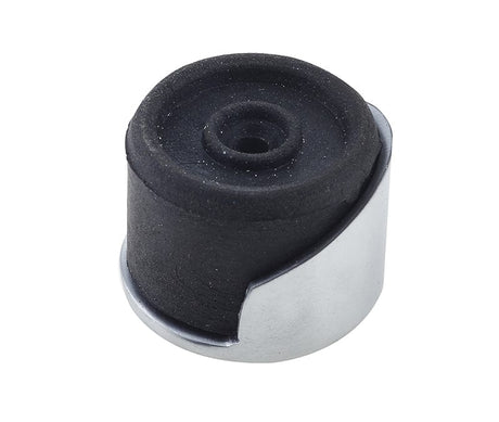 Frelan Hardware Door Furniture Satin Chrome / Floor Door Stop Frelan - Shielded Floor Mounted Door Stop - Satin Chrome