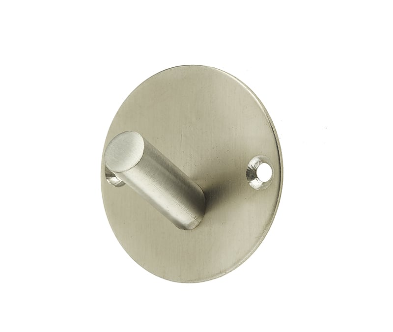 Frelan Hardware Accessories Satin Stainless Steel / Single Coat Hooks Frelan - Single Robe Hook - Grade 304 Satin Stainless Steel