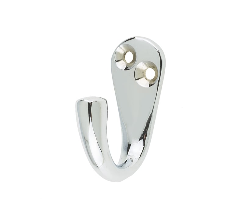 Frelan Hardware Accessories Polished Chrome / Single Coat Hooks Frelan - Single Robe Hook - Polished Chrome