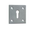 Frelan Hardware Door Furniture Satin Chrome / Mortice Key Profile Escutcheons Frelan - Square Escutcheon Standard Keyway - Satin Chrome