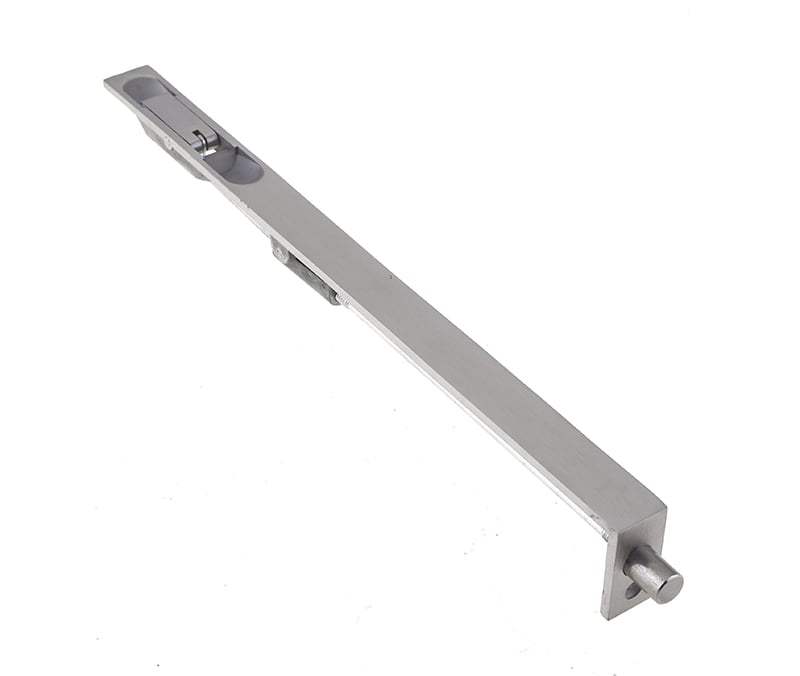 Frelan Hardware Accessories Satin Stainless Steel / Flush Bolts / 300mm / 12" Frelan - Square Profile Lever Action Flush Bolts 300x20mm - Grade 304 Satin Stai