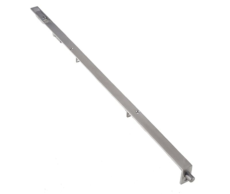 Frelan Hardware Accessories Satin Stainless Steel / Flush Bolts / 600mm Frelan - Square Profile Lever Action Flush Bolts 609x20mm - Grade 304 Satin Stai