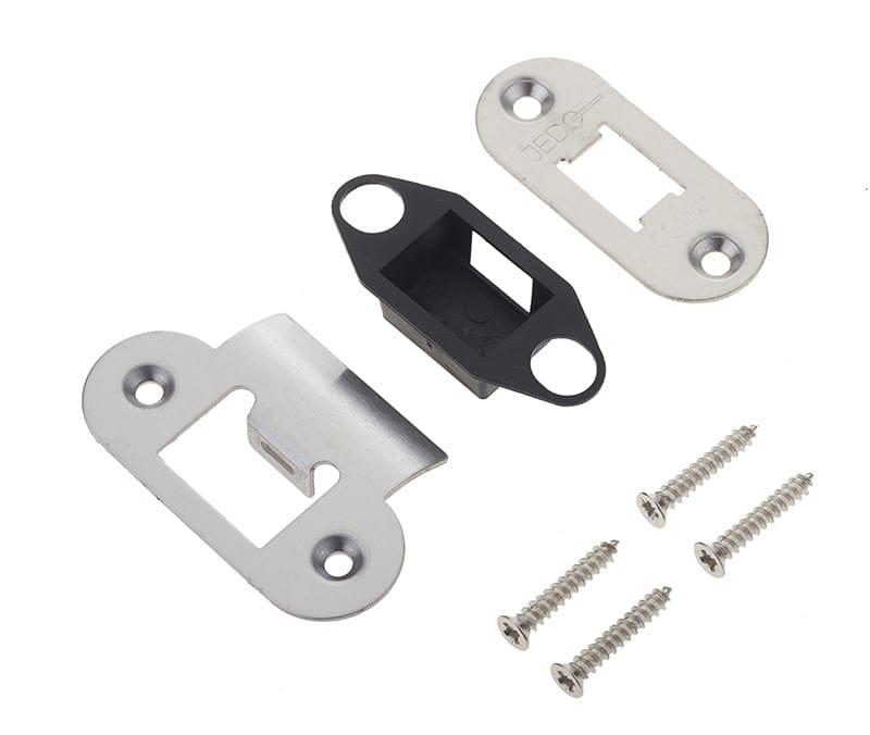 Frelan Hardware Locks & Latches Satin Stainless Steel Frelan - SS Radiused accessory pack for JL-HDT hvy duty tubular latch