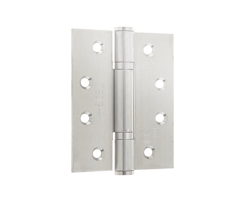 Frelan Hardware Hinges Satin Stainless Steel / Ball Bearing Hinges / 4" x (102mm) Frelan - SSS 102x76x3mm 3 Knuckle PBH