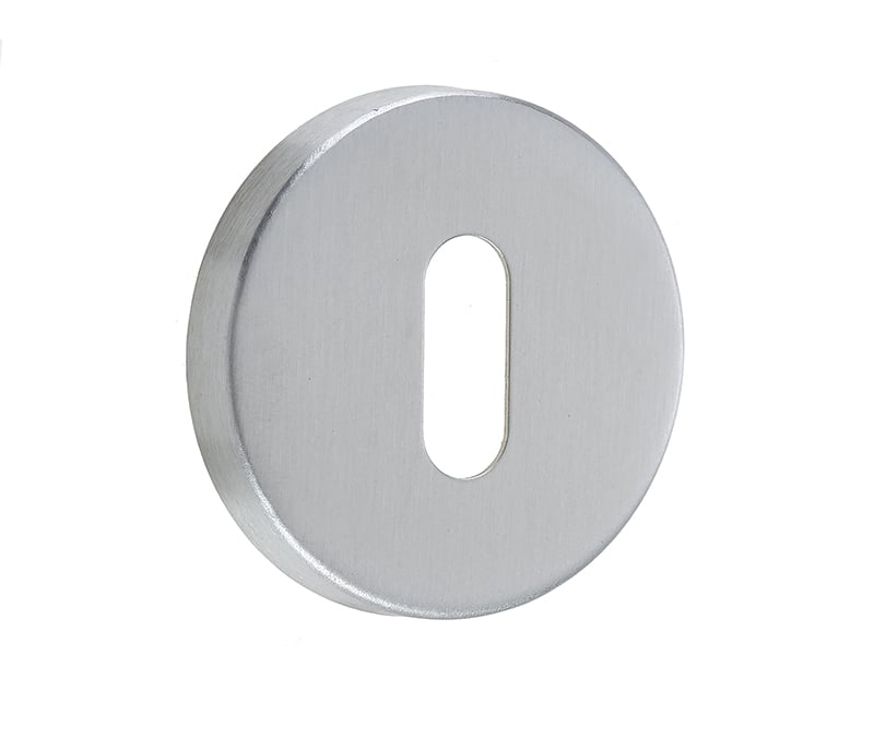 Frelan Hardware Satin Stainless Steel Frelan - Standard Keyway Escutcheon