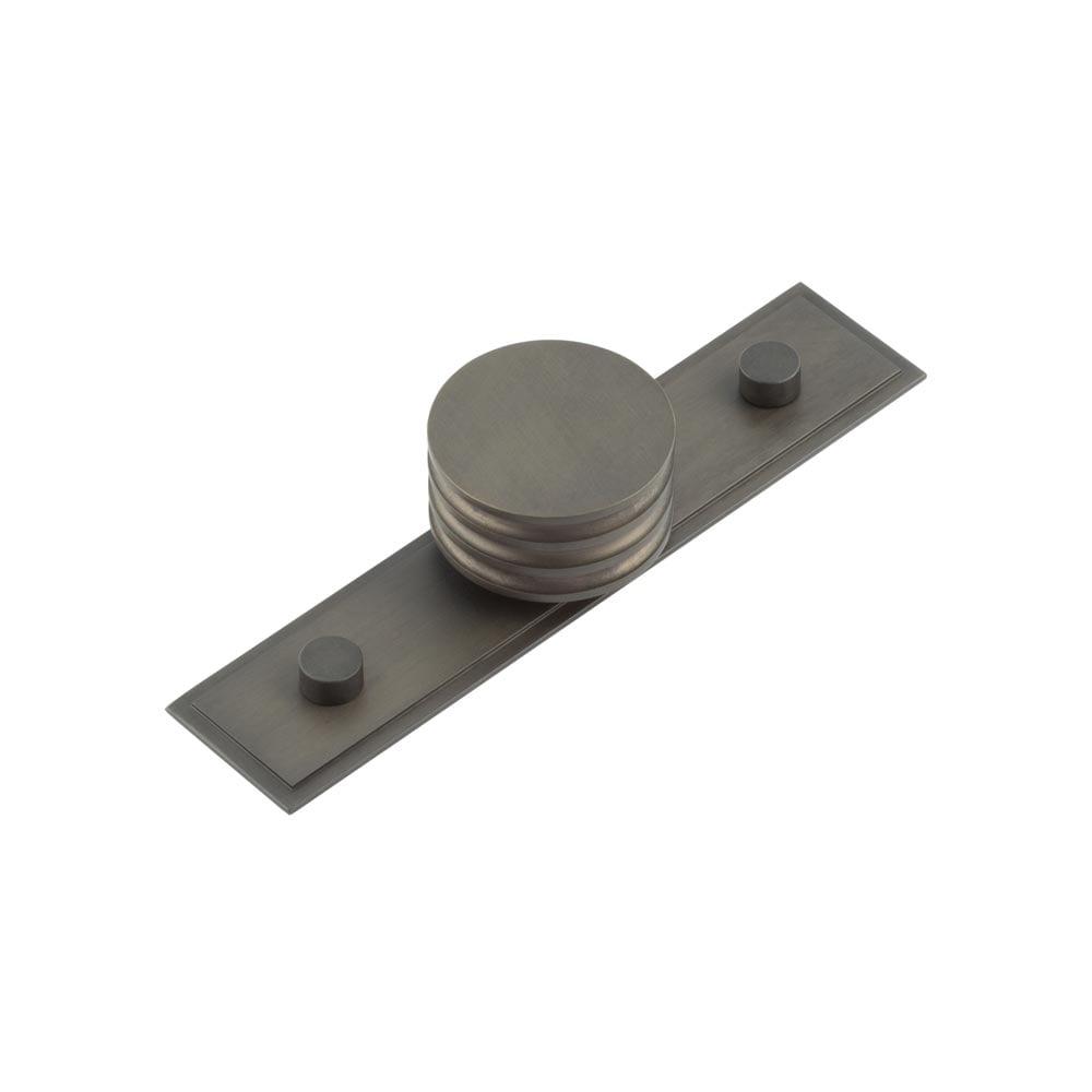Frelan Hardware Cabinet Hardware Dark Bronze / Cabinet Knobs Frelan - Sturt Cupboard Knobs 40mm Stepped Dark Bronze