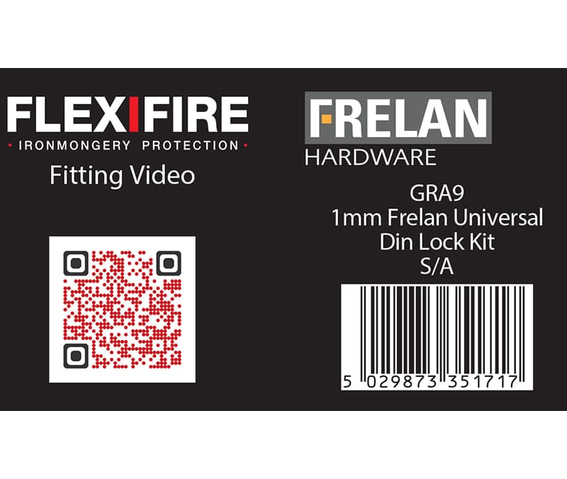 Frelan Hardware Accessories Default Title / DIN Lock Intumescent Kits Frelan - Universal kit for DIN locks 30 minute 1mm