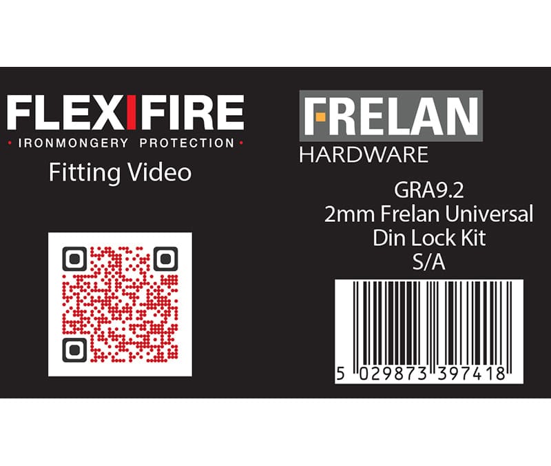 Frelan Hardware Accessories Default Title / DIN Lock Intumescent Kits Frelan - Universal kit for DIN locks 60 minute 2mm