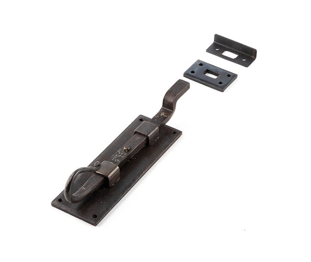 Frelan Hardware Accessories Beeswax / Cranked Surface Bolts / 150mm / 6" Frelan - Valley Forge 154mm Shepherds Crook Necked Bolt - Beeswax