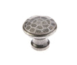 Frelan Hardware Cabinet Hardware Pewter / Cabinet Knobs / 20mm Dia. Frelan - Valley Forge 20mm Hammered Cabinet Knobs - Pewter